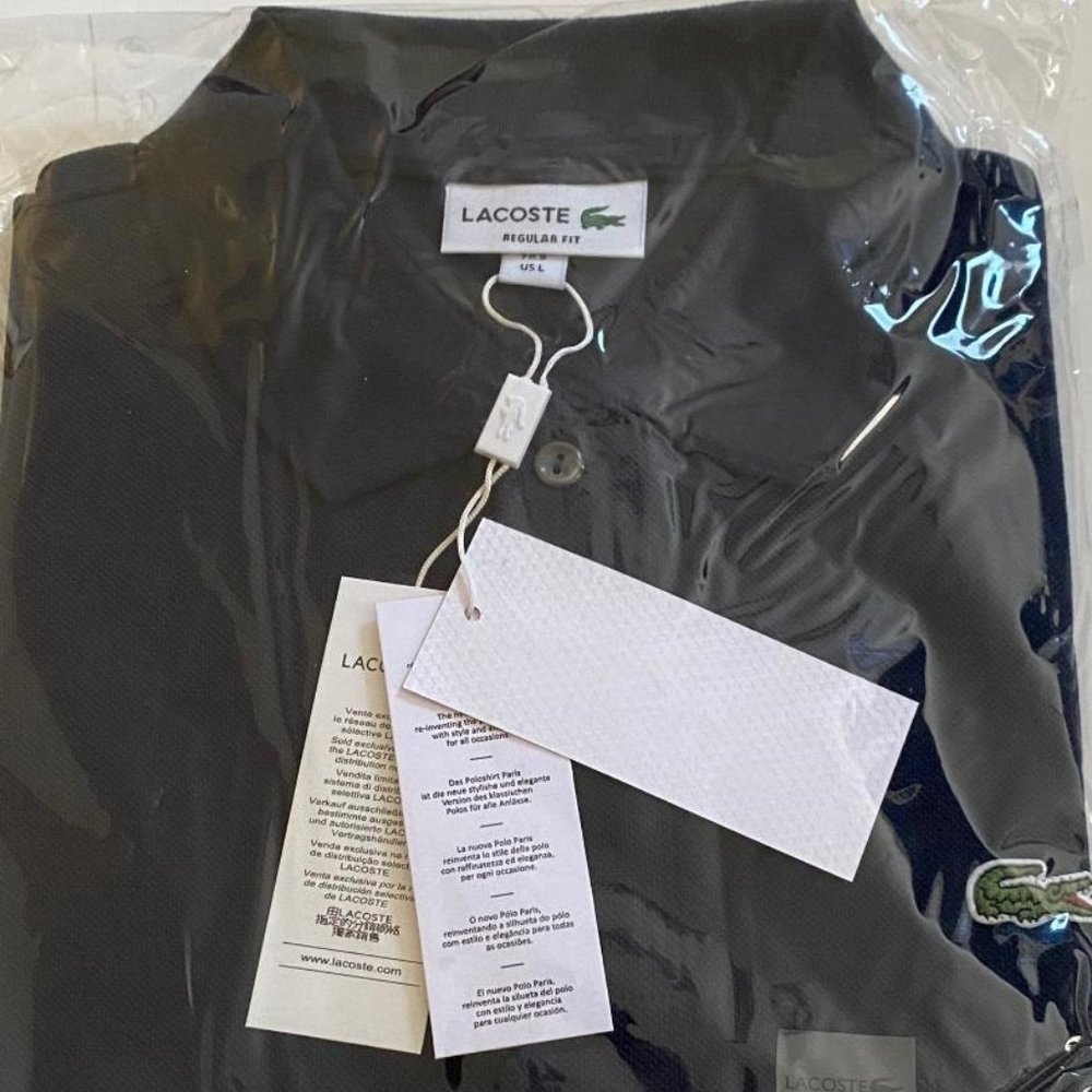 Lacoste Men's Cotton Regular Fit Polo Shirt , NEW - Picture 6 of 8